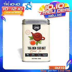 Trà Đen Nguyên Lá Đặc Biệt Dalat Farm - Hộp 100Gr