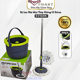 Mua Bộ Lau Nhà Mini Thép Không Gỉ Ettom Lock&Lock ETM498 - 2 Bông Lau - Hàng Chính Hãng