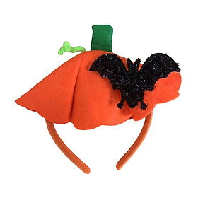 Halloween Headband Pumpkin Hat Hair Hoop for Cosplay Dress up Party Supplies