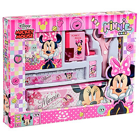 Nơi bán Disney (Disney) DM6049-5B primary school students stationery gift box women / children learning supplies 7 sets of fashion packs pink - Giá Từ -1đ