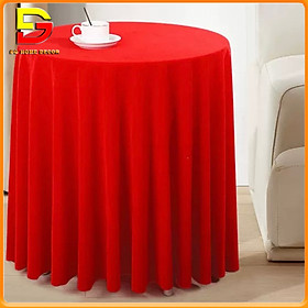 Mua Khăn Trải Bàn Tròn 160cm Khăn Vải Nhung Sang Trọng Trang Trí Nhà Cửa Sự Kiện DG-585