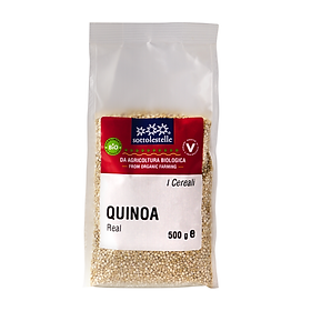 Hạt diêm mạch trắng hữu cơ Sottolestelle 500g Organic Quinoa Real
