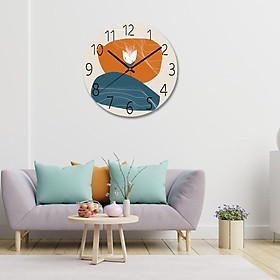30cm Wall Clock Silent Home Bedroom Decor Precise Easy to Read A