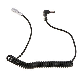 For BMPCC 4K Camera Power Cable Cord Coiled Wire DC Interface 5.5x2.5mm