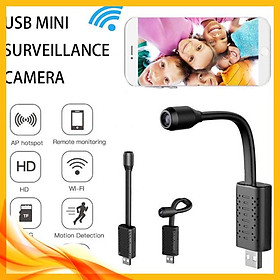 Mua Camera bẻ cong mini U21 HD Camera Wifi USB Giám sát thời gian thực không dây