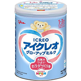 Sữa Bột Glico Icreo Grow-Up 820g/Lon Cho Bé 1-3 tuổi