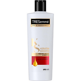 Dầu Xả Tresemmé Keratin Smooth Tinh Dầu Argan Và Keratin Vào Nếp Suôn Mượt (340g)