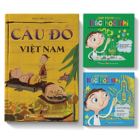 [Download Sách] Sách Combo 3 cuốn sách Câu đố Việt Nam + bộ 2 cuốn bác học nhí