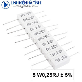Mua Trở sứ 5W (trở công suất) TRỞ SỨ 5W 0.47R 5W 0.25R 5W 0 47R 5W 0 25R