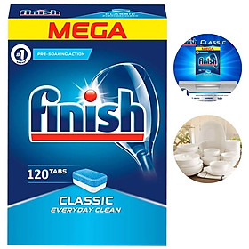 Viên rửa bát Finish Classic - 120 viên / hộp