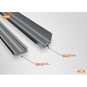 Rãnh trượt trên, dài 3m Garis GR69.2A