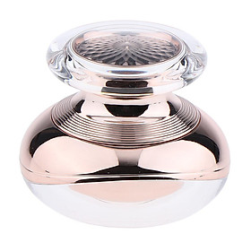 Empty Acrylic Refillable Make Up Pot Cosmetic Jar Lotion Bottle Container - Rose