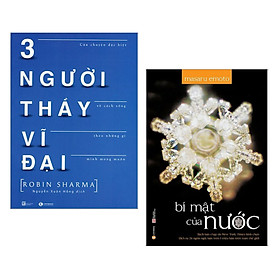 Hình ảnh Combo Sách Tư Duy Kỹ Năng Sống Hay Nhất: Ba Người Thầy Vĩ Đại + Bí Mật Của Nước - ( 2 Cuốn Sách Bán Chạy Nhất/ Tặng Kèm Postcard Greenlife )