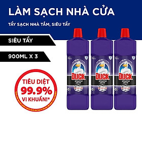 Mua Combo 3 DUCK Tẩy Rửa Nhà Tắm Siêu Tẩy Pro 900ml/chai