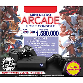 Mua Máy điện tử chơi game console cổ điểm kết nối PC + TV hơn 4000 games Bộ điều khiển chơi game tay cầm không dây Joystcik