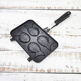 Mua Khuôn Nướng Bánh Cá 4 Con 10 x 5 cm Taiyaki Chống Dính Pan Waffer maker