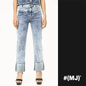 Quần jeans dài nữ thời trang ống đứng MESSI WJF0153