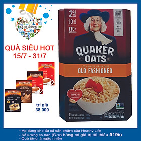 Yến Mạch Quaker Oats Old Fashion 4,52kg (Dạng Hạt cán Mỏng)