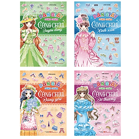 Combo Dán Giấy Công Chúa (4 Cuốn)