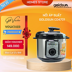 Mua Nồi Áp Suất Điện GOLDSUN CD4701 Dung Tích 6 Lít Công Suất 1000 W - Hàng Chính Hãng