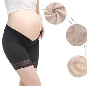 Bộ đồ bầu dài tay ba ren ngực kết hợp sau sinh M5 - bauxinh