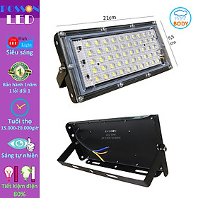 Mua Đèn Led pha 50w siêu sáng AC220V hắt tường rọi cây kín nước chống mưa trang trí ngoài trời Posson LF-50x