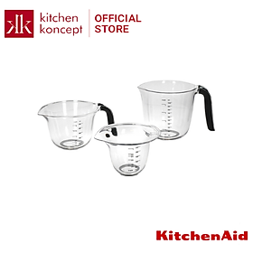 KitchenAid - Bộ ca đong dung tích màu đen - 3 cái