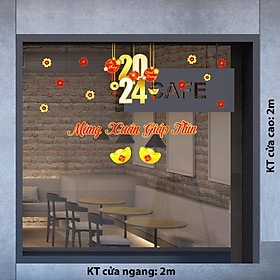 Mua DECAL TRANG TRÍ TẾT 2024 SỐ34