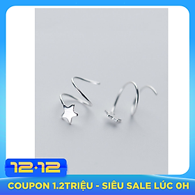 Bông Tai Nữ | Bông Tai Nữ Bạc S925 Sao Băng May Mắn B2535 - Bảo Ngọc Jewelry
