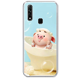 Ốp Lưng Dẻo Cho Điện Thoại Oppo A31 / A8 - Silicone Dẻo - 01282 0050 PIG17 - Hàng Chính Hãng