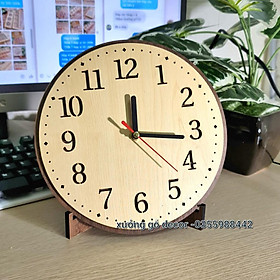 Mua Đồng hồ gỗ kim trôi độc đáo Decor Vintage thiết kế tối giản  trang trí nhà cửa đển bàn.
