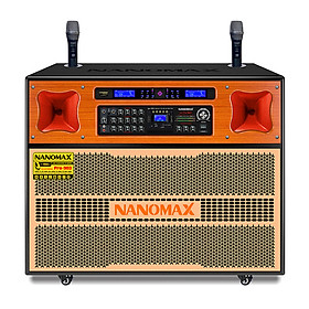 Mua Loa Kéo Điện Bass Đôi Nanomax Pro-903 2000w Bass 40cm x2 16 Sò Karaoke Bluetooth Hàng Chính Hãng