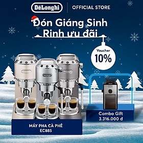 Mua  Hàng chính hãng  Máy pha cà phê DeLonghi Dedica Arte EC885 (BG/ GY/ M)
