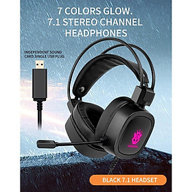Tai nghe chụp tai có mic chuyên game SANNY S100 Cổng kết nối USB +3.5