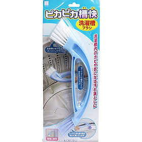 Bàn chải 2 đầu vệ sinh lồng máy giặt, lông bàn chải được làm từ các sợi nilon tổng hợp rất bền và dai đem lại hiệu quả cao trong quá trình vệ sinh - nội địa Nhật Bản