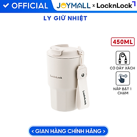 Mua Ly Giữ Nhiệt LocknLock Vacuum Coffee 450ml LHC4340  Hàng Chính Hãng  Có Dây Xách  Nắp Bật - JoyMall