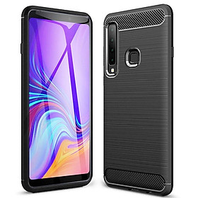 Ốp lưng cho Samsung A6 A7 A8 Plus A8 Star A9 2018 M20 carbon phay xước chống sốc chống vân tay