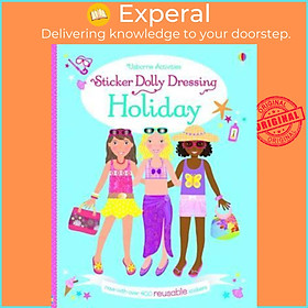 Sách - Sticker Dolly Dressing Holiday by Lucy Bowman (UK edition, paperback)