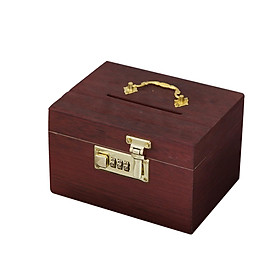 Portable  Box   Holder Tray Cashier Box Safe Metal D