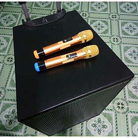 Mua Loa kéo gồm 2 micro hát karaoke êm tiếng chuẩn