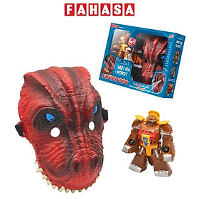 Đồ Chơi Mặt Nạ Khủng Long Kèm Robot Biến Hình Stegosaurus 2in1 - Firstar DK81448