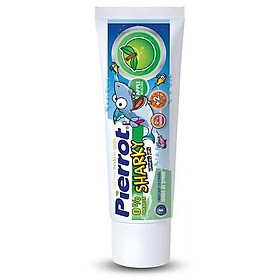 Gel đánh răng trẻ em Pierrot Sharky Calci hữu cơ hương táo 75ML