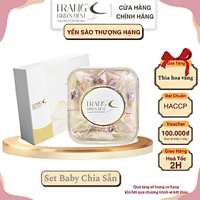 [Set 10] Yến Baby Chia Sẵn  Mix Táo Đỏ - Đường Phèn - Long Nhãn  - Yến Sào Trang Birdnest