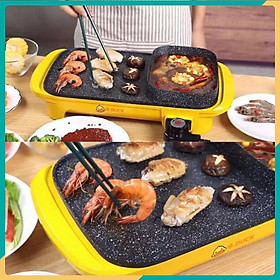 Mua Bếp Lẩu Nướng 2 Trong 1 Tại Gia Đình DUck YFamily (Không Khói) ️ FREESHIP ️