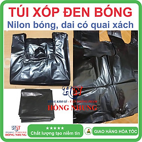 [SALE] 1kg túi xốp đen bóng loại 1 - Chất liệu nilon dai, bóng đẹp, chắc chắn, cho bạn an tâm đóng hàng