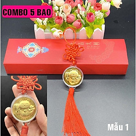 Combo 5 dây treo con Mèo 2023, may mắn, cát tường, như ý 2023 - Mẫu 1, Tiền lì xì tết 2023 , NELI