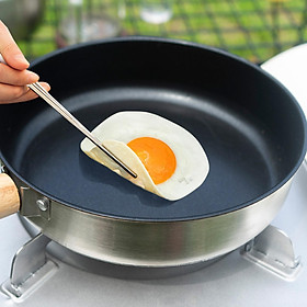 Nonstick Frying Pan Nonstick Flat Griddle Pan with Storage Bag Equipment Nonstick Fry Pan for Outdoor Activities Picnic Home