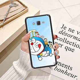 Ốp lưng điện thoại Samsung Galaxy J7 viền silicon dẻo TPU hình Doremon Phiêu Lưu - Hàng chính hãng