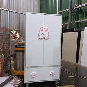 Tủ trẻ em, tủ đựng đồ cho bé gỗ MDF phủ melamine kích thước 60x120cm