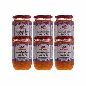 Mắm Tôm Chua Trộn Đu Đủ Sông Hương 430g combo 6 hũ